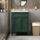 Bathroom Vanity With 2 Doors And Tip Out Drawer, Soft Closing Hinges by Unique Piece Furniture