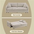 Haran Fabric Pull-Out Sleeper with Storage by HouseOfZazla