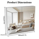 Medicine Cabinet, Wall Mounted Bathroom Mirror With Storage by HouseOfZazla