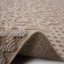 Guros - 8' X 10' Medallion Indoor / Outdoor Area Rug - Beige by HouseOfZazla
