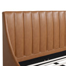 Aspen - Vertical Tufted Modern Headboard Platform Bed Set by HouseOfZazla
