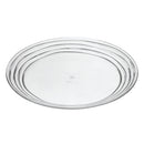 Designer Swirl Acrylic Dinner Plates (Set of 4) by HouseOfZazla