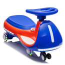 12V Electric Wiggle Ride On Car with Dual Motors & LED Lights