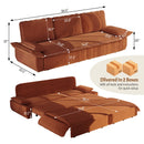 King Size Pull Out Sofa Bed, 3 In 1 Convertible Multifunctional by HouseOfZazla