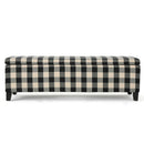 Contemporary Storage Ottoman With Seating And Storage - Black by HouseOfZazla