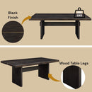 Jaramillo - 7 Pieces Dining Room Set - Gold / Rustic Espresso by HouseOfZazla