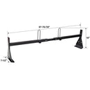 Heavy-Duty Steel Ladder Roof Racks with Rear Roller