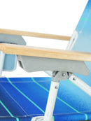 1PCS Backpack Beach Chairs for Adults Beach towel backpack beach chairs for adults 5 position chair with pouch folding lightweight positions back pack 13 inch high