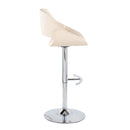 Adjustable Bar Stools Set of 2 with Swivel Function by Unique Piece Furniture