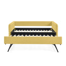 Upholstered Daybed With Pop Up Trundle by HouseOfZazla