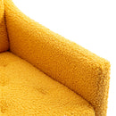 Accent Chair, leisure single sofa with Rose Golden feet