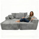 Corner Combination Sofa Sectional Couch With Soft Fabric