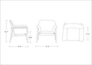 Accent Armchair in Green