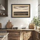 Vintage Landscape Large Framed Wall Art, 20x28 Inch Canvas Print by HouseOfZazla