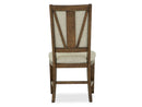 Bay Creek - Step Up Side Chair With Upholstered Seat & Back (Set of 2) - Dark Brown