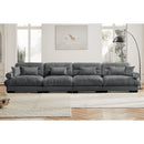 Super Comfort Oversized Modular Sectional Sofa, Deep Seat Convertible L Shaped Couch by Unique Piece Furniture