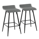 Ale - Contemporary Fixed Height Counter Stool (Set of 2) by HouseOfZazla