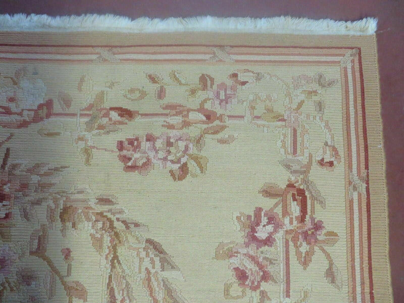 5' X 8' Vintage Turkish Kilim Handmade Flat Soumak Weave Wool Rug Veg Dye Nice