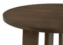 Strouse 5-piece Dining Set Black and Walnut
