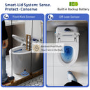 Smart Toilet Bidet Combo with Foot Sensor and Remote Control by HouseOfZazla