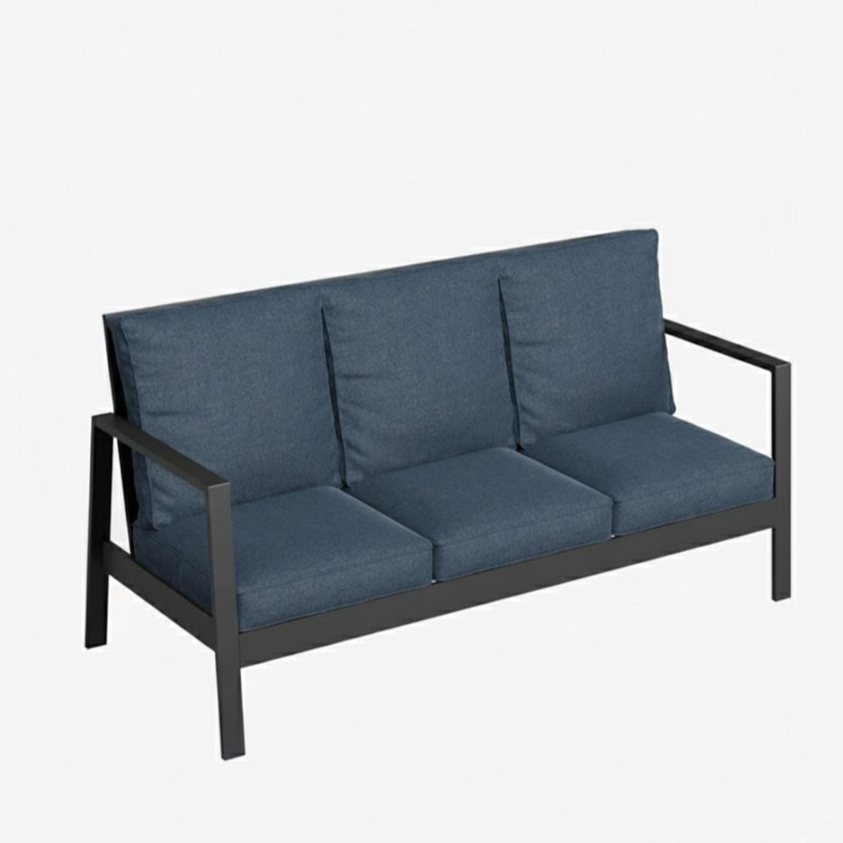 3 Seat All-Weather Patio Sofa With Cushions, photo 7 of 8
