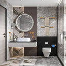 6 Piece Bathroom Towel Rack Set Wall Mount