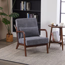 Accent Chair With Pillow And Wood Frame by HouseOfZazla
