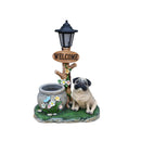Sitting Pug Dog Planter Statue by HouseOfZazla