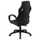 Norset - Upholstered Adjustable Home Office Desk Chair - Black