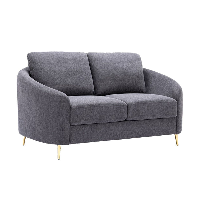 Yuina - Loveseat - Gray Linen