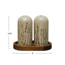 Flora Salt & Pepper Shakers