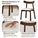 Oval Dining Table Set For 6 With 4 Chairs - Walnut by HouseOfZazla