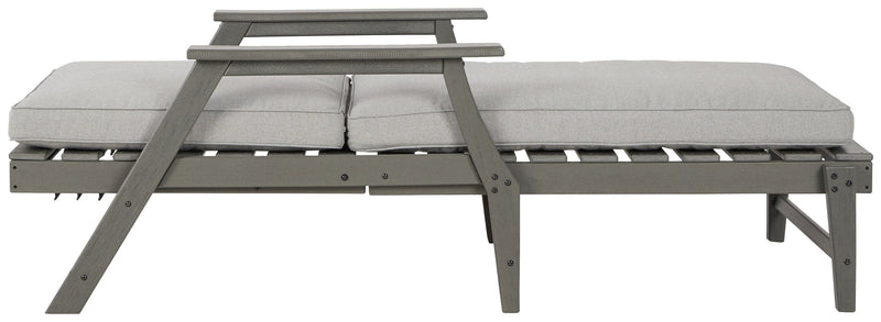 Visola - Chaise Lounge with Cushion - Gray, photo 7 of 7