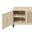 3 Door Cabinet, Sideboard Accent Cabinet, Storage Cabinet for Living Room, Hallway Entryway Kitchen