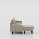 3 Seater Convertible Combination L Shaped Sofa With Footstools With Storage by HouseOfZazla