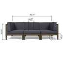Oana - 3 Piece Sofa Set With Water Resistant Cushions by HouseOfZazla