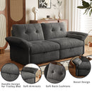 Multi-Functional Sofa Bed - 81.5 Inch Plush Chenille Sofa