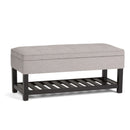 Cosmopolitan - Storage Ottoman Bench With Open Bottom by Unique Piece Furniture