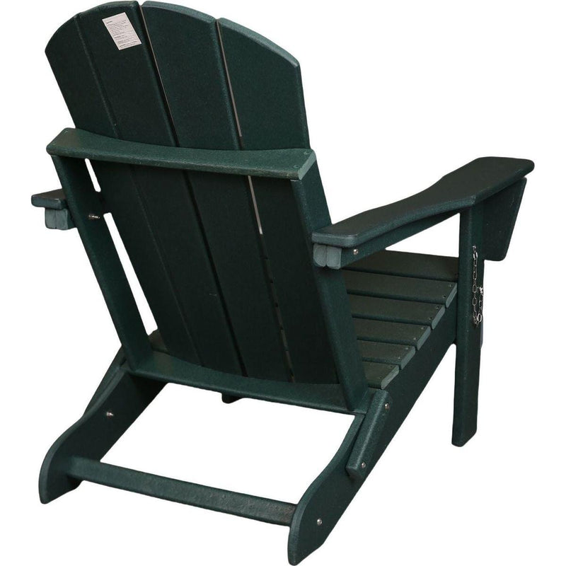 Folding Adirondack Chair, Relaxing Stackable Arm Rest Ergonomic HDPE All-Weather Adirondack Chair