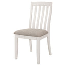 Dining Side Chair Set (2 Pieces) - Off White by HouseOfZazla
