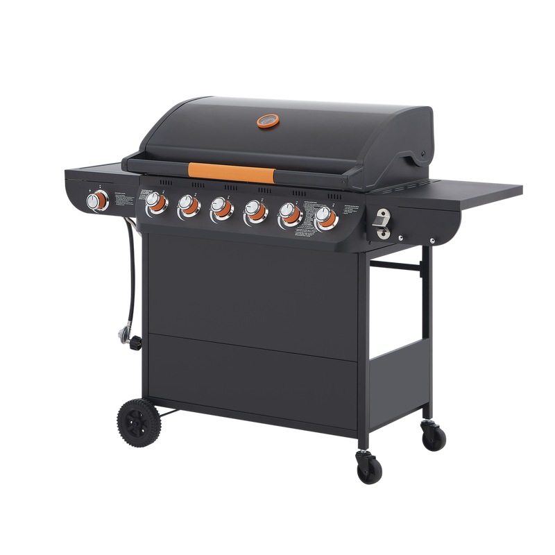 6 Burner BBQ Propane Gas Grill with Side Burner, photo 9 of 10