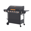 6 Burner BBQ Propane Gas Grill with Side Burner by HouseOfZazla