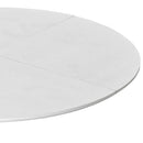 47.24"Modern Round Dining Table,Four Patchwork Tabletops with White Color Solid Wood Grain Table Top,Metal Base Dining Table, End Table Leisure Coffee Table