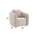 Keith - Chair With 1 Matching Color Toss Pillows by Unique Piece Furniture