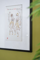Set of 2 Wall Arts with Black Frames by HouseOfZazla