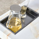 A modern and practical coffee table with imitation marble patterns, made of MDF material. The fusion of elegance and natural fashion 47.2"x 23.6"x 12 "