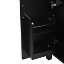 Elegant Bathroom Vanity With Ceramic Sink, Soft Close Doors And Drawers, Double Storage Racks by HouseOfZazla