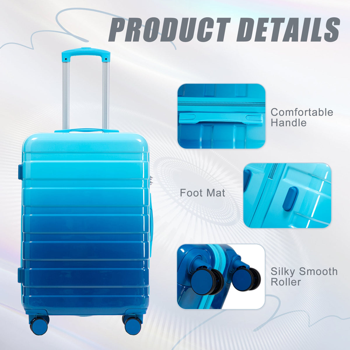 PC Spinner Wheel Luggage Set, photo 4 of 10