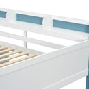 Loft Bed With Built In Storage Shelves, Clothes Rail, And Desk by HouseOfZazla