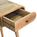 Writing Desk, Curved - Chestnut by Unique Piece Furniture
